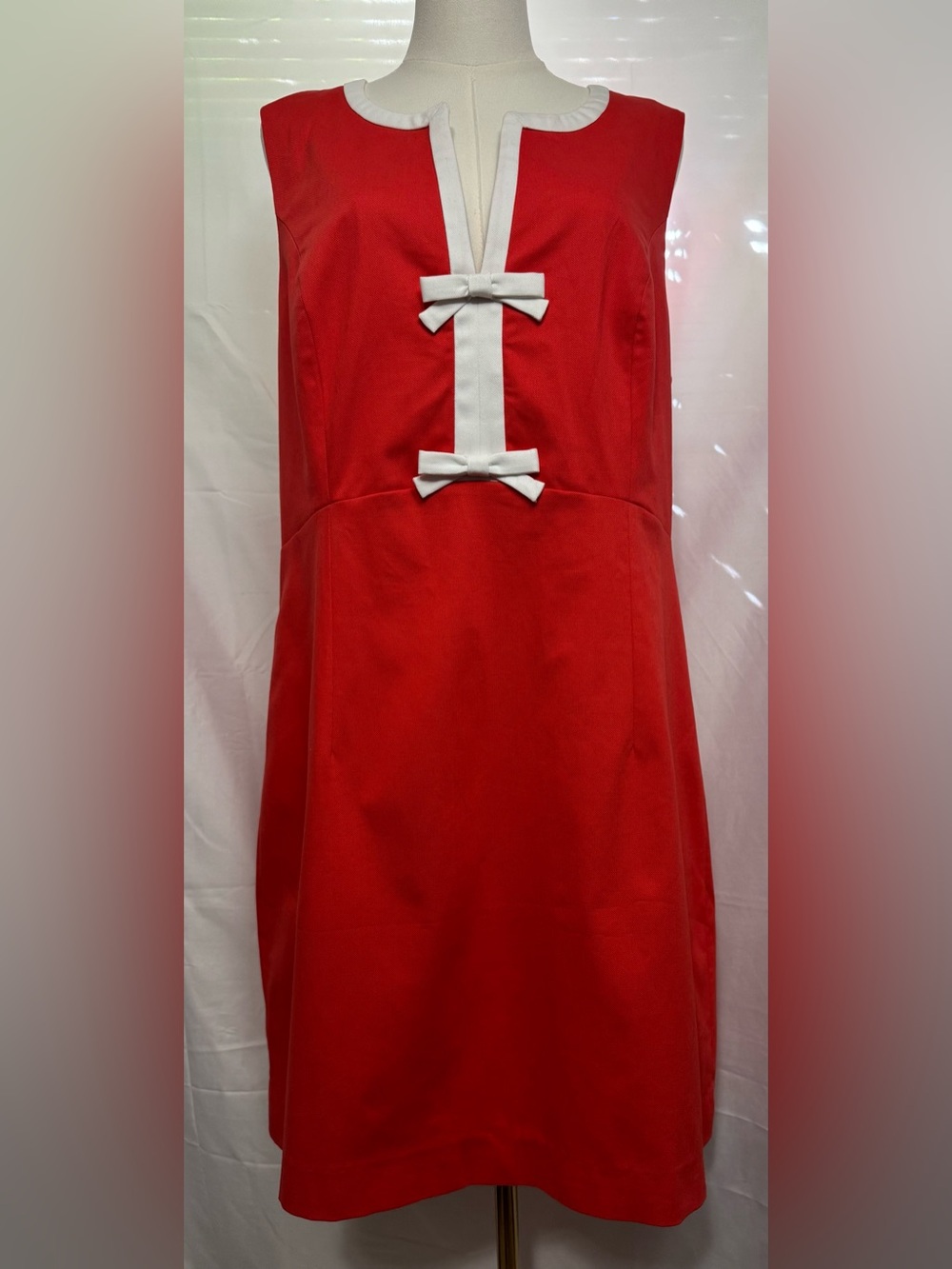 Lilly Pulitzer Aria Stretch Shift Dress Size 16 Women's Rococo Red